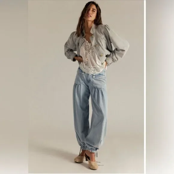 Free People Light Blue Jeans